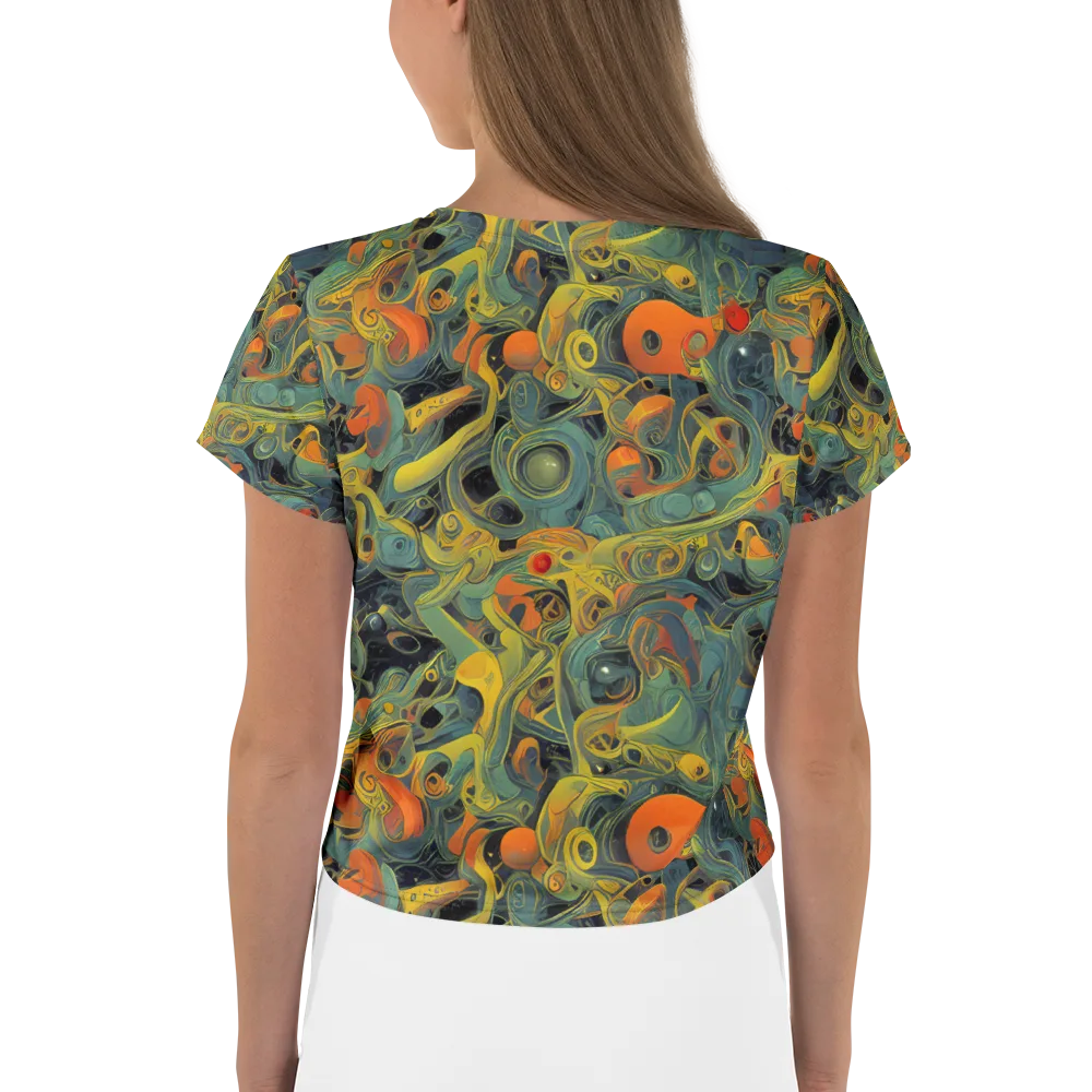 Orbital Tide on Crop Tee — Back