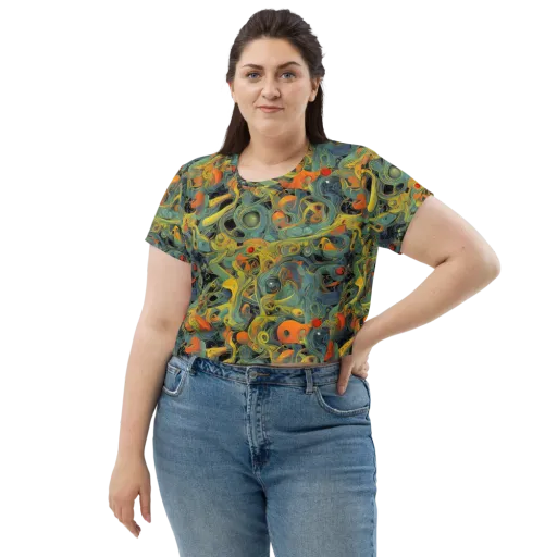 Orbital Tide on a Crop Tee