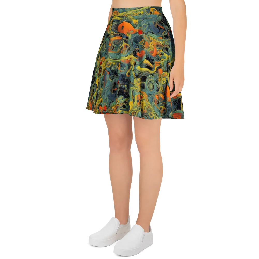 Orbital Tide on Skater Skirt — Left