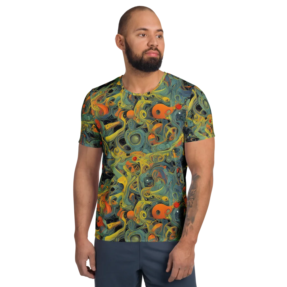 Orbital Tide on Men's Athletic T-Shirt — Front