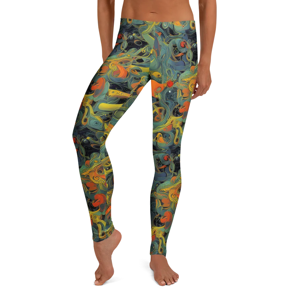 Orbital Tide on Leggings — Front