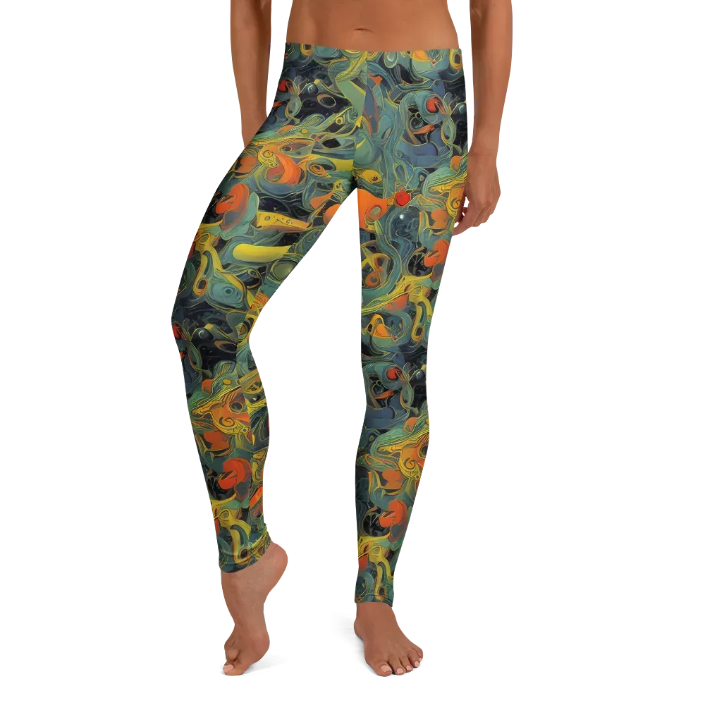 Orbital Tide on Leggings — Front