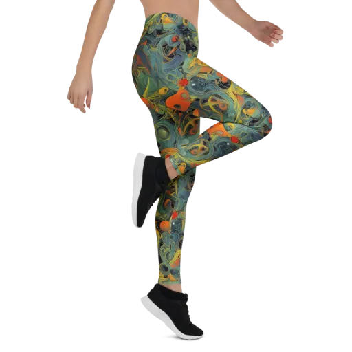 Orbital Tide on a Leggings