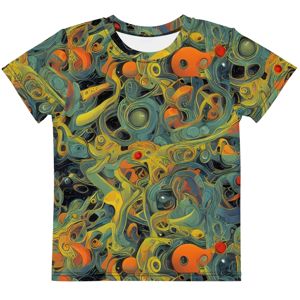 Orbital Tide on Kids Crew Neck T-Shirt — Front