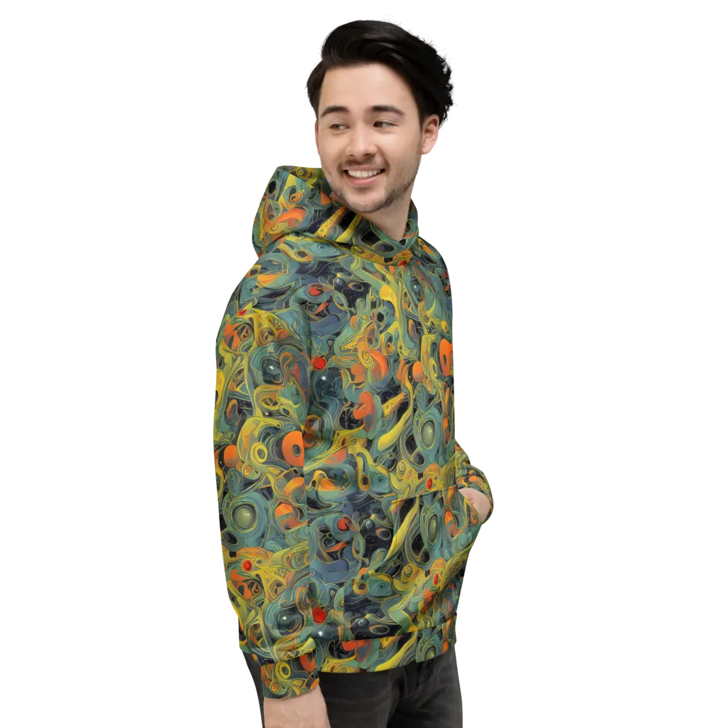 Orbital Tide on Hoodie — Right