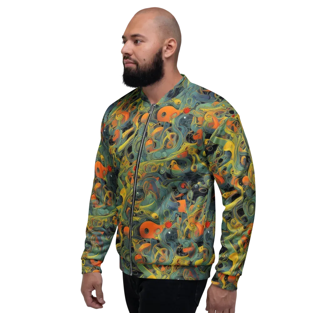 Orbital Tide on Bomber Jacket — Left