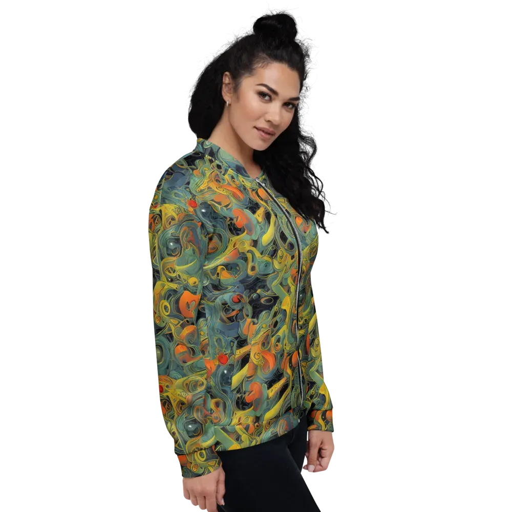 Orbital Tide on Bomber Jacket — Right