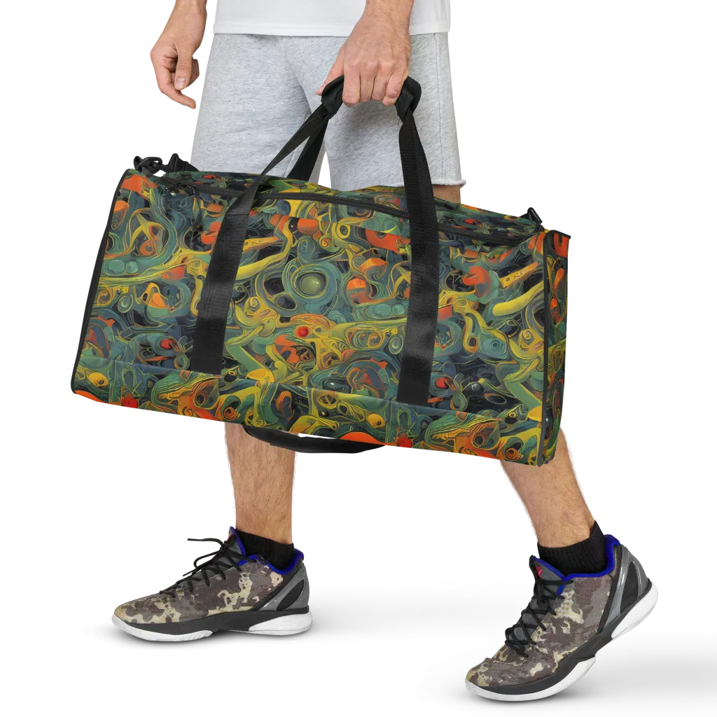 Orbital Tide on Duffle Bag — Front