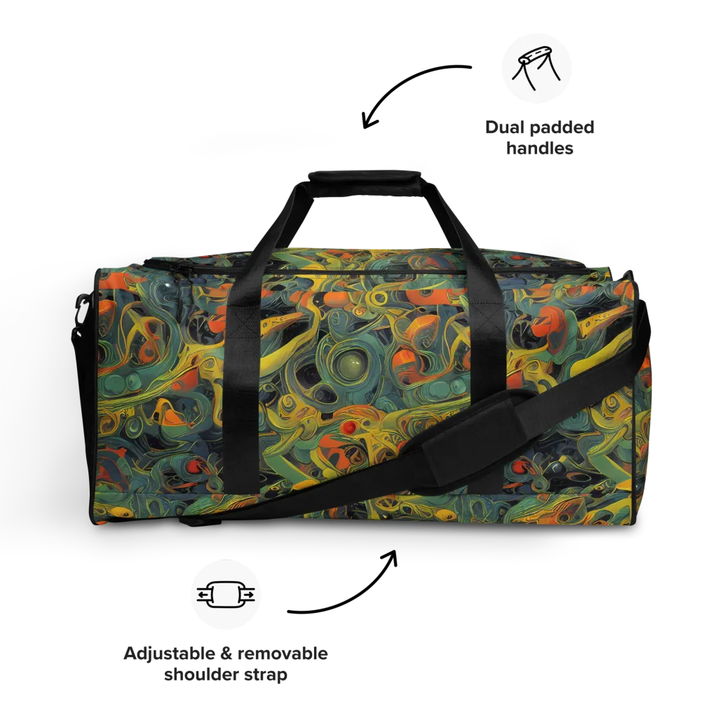 Orbital Tide on Duffle Bag — Front