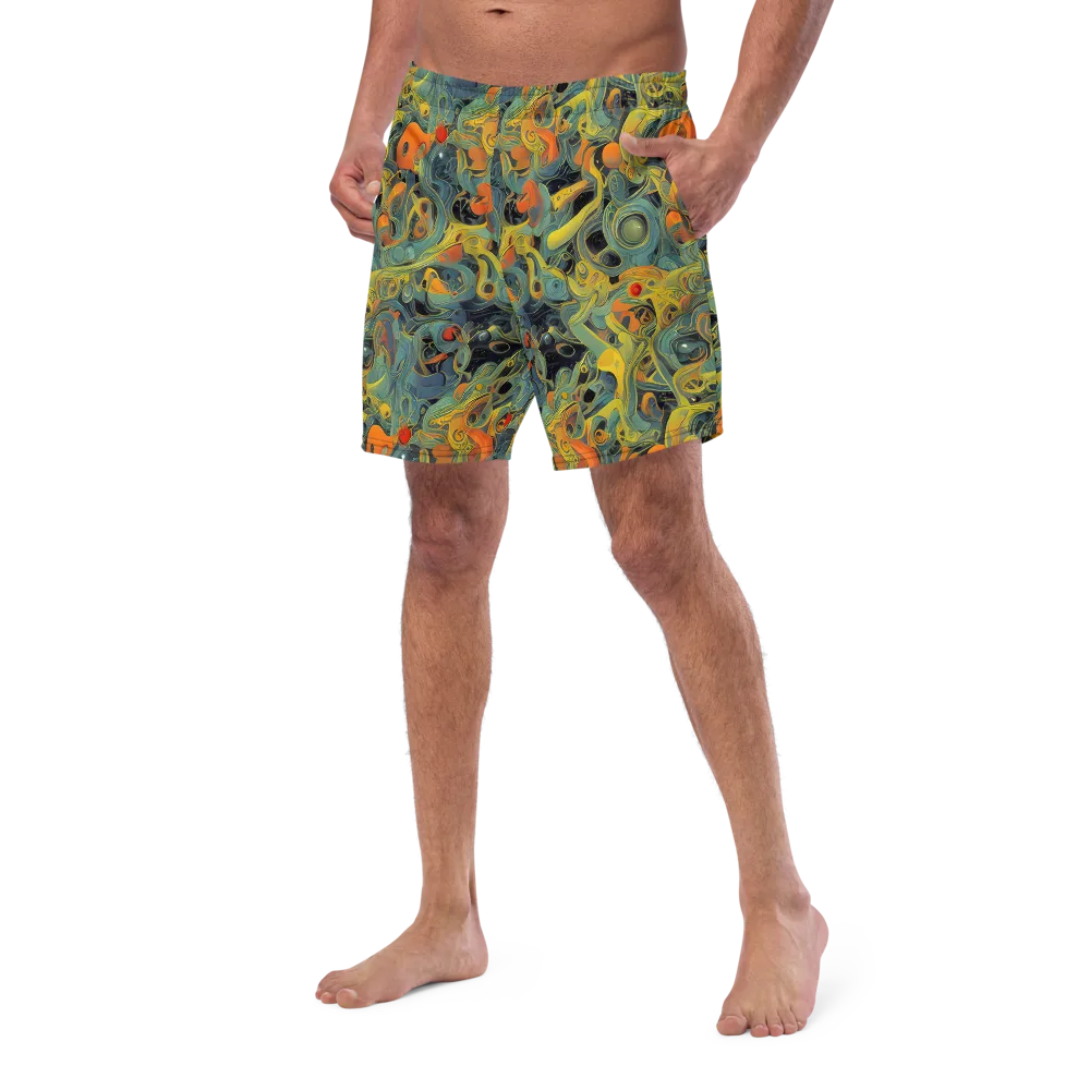Orbital Tide on Swim Trunks — Left Front