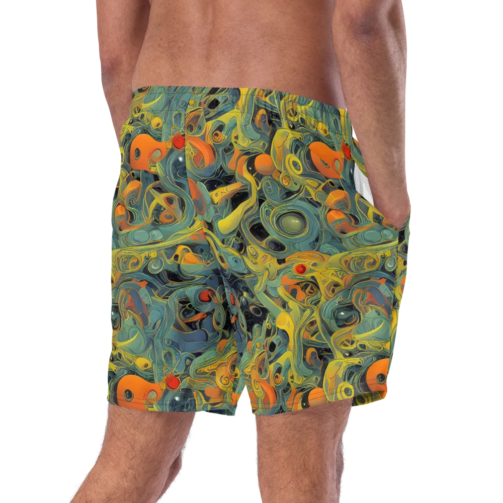 Orbital Tide on Swim Trunks — Right Back