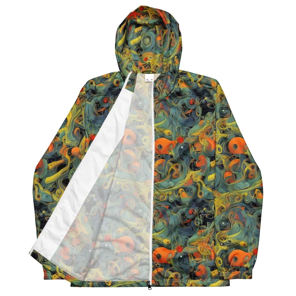 Orbital Tide on Men's Windbreaker — Front