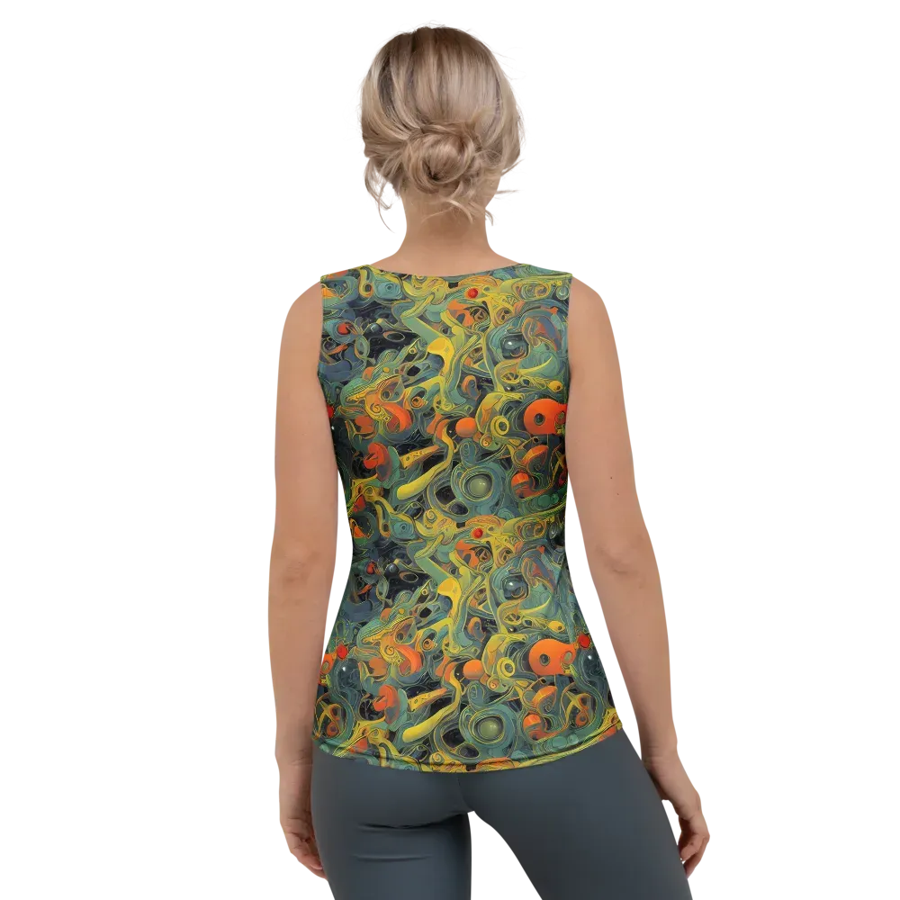 Orbital Tide on Women's Tank Top — Back