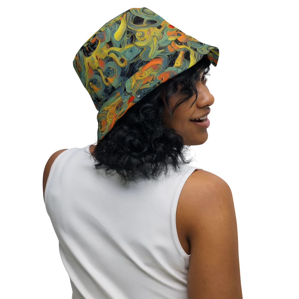 Orbital Tide on Reversible Bucket Hat — Right Outside