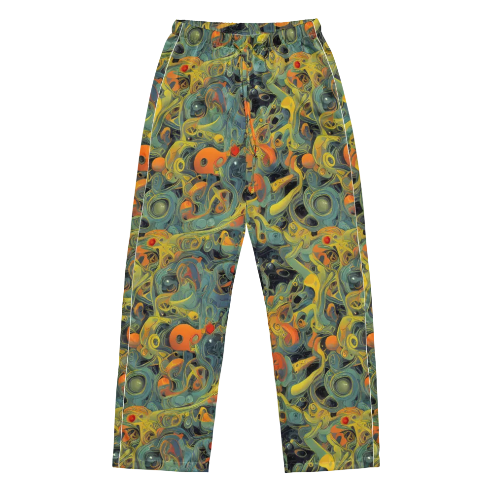 Orbital Tide on Women's Pajama Pants — Front
