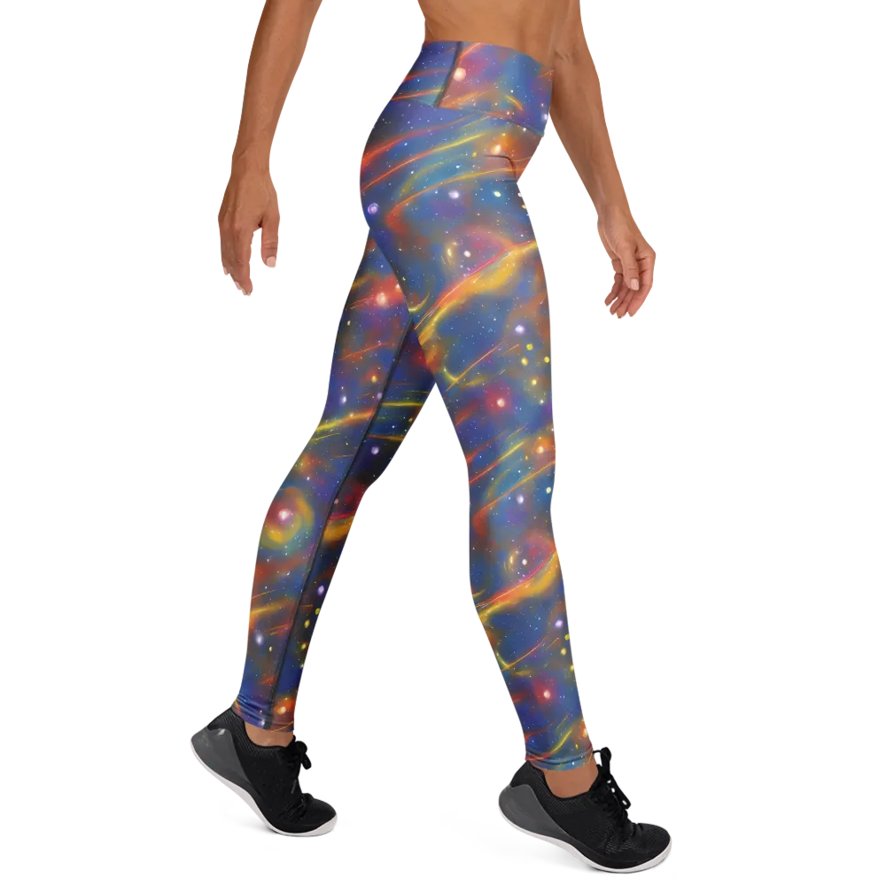 Astral Aurora on Yoga Leggings — Right
