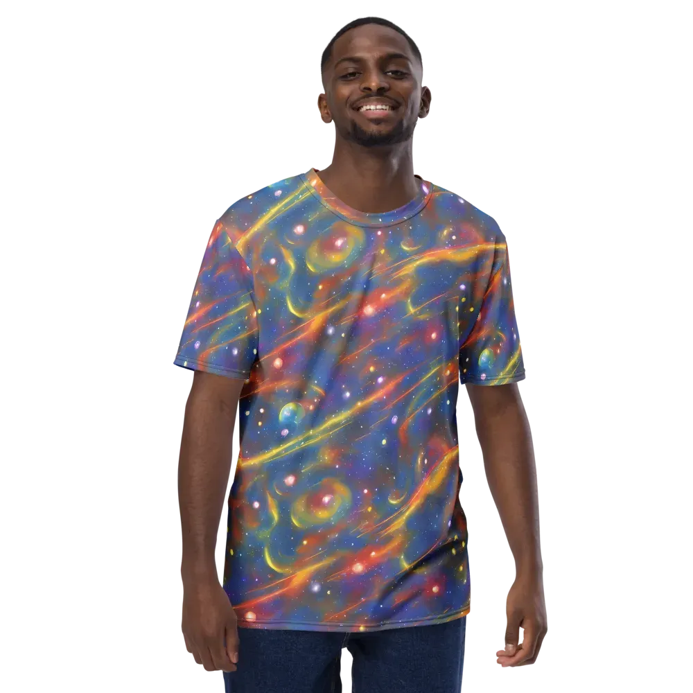 Astral Aurora on Men's Crew Neck T-Shirt — Front
