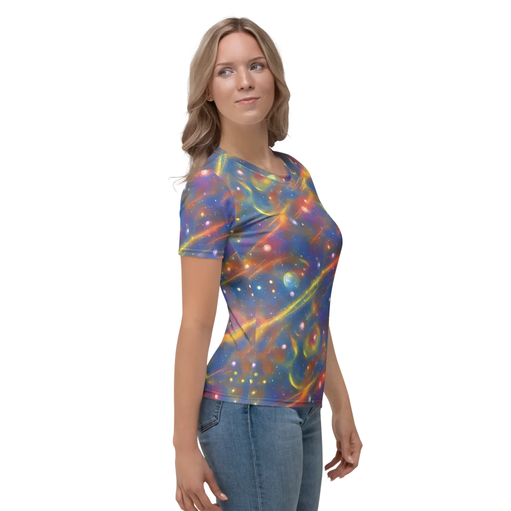 Astral Aurora on Women's Crew Neck T-Shirt — Right