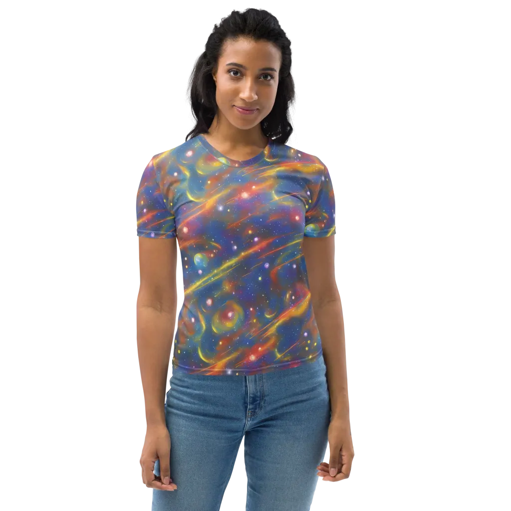 Astral Aurora on Women's Crew Neck T-Shirt — Front