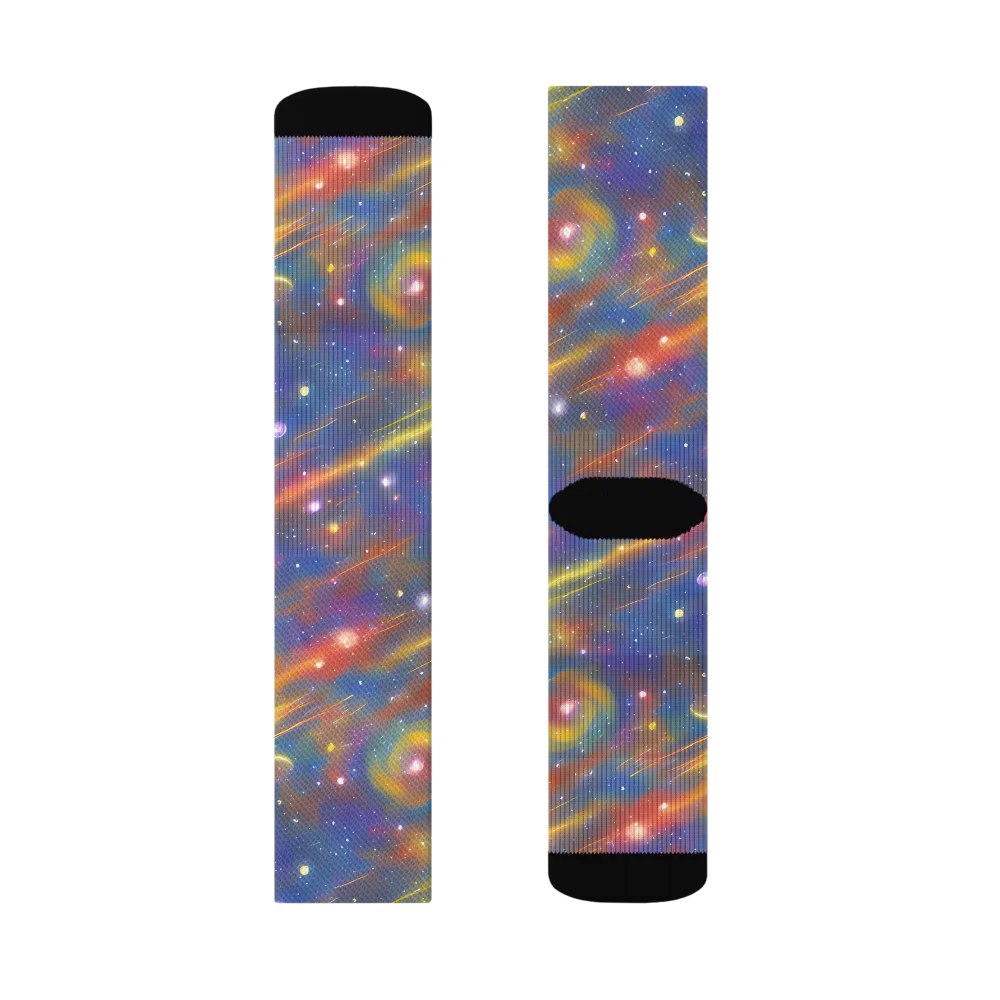 Astral Aurora on Socks — Right Sock