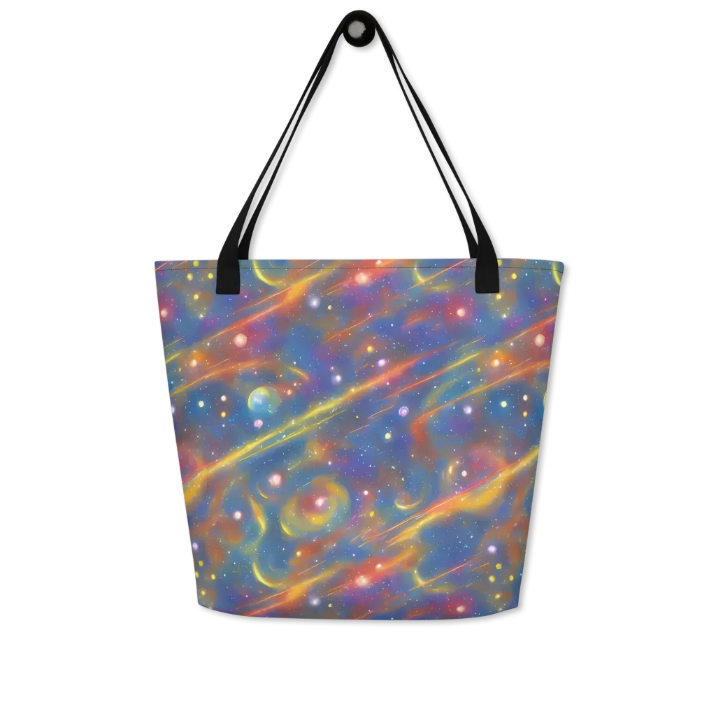 Astral Aurora on Large Tote Bag W/ Pocket — Front