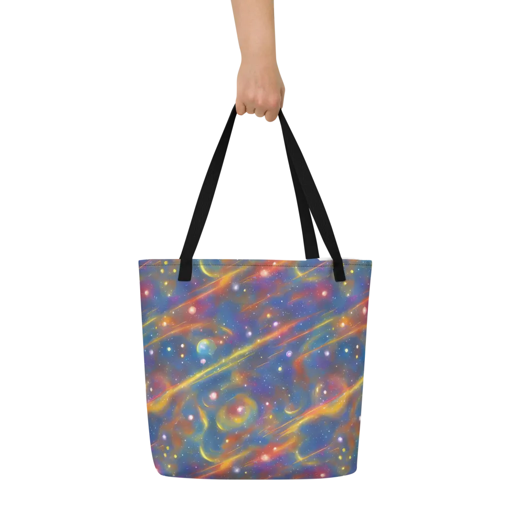 Astral Aurora on Large Tote Bag W/ Pocket — Front