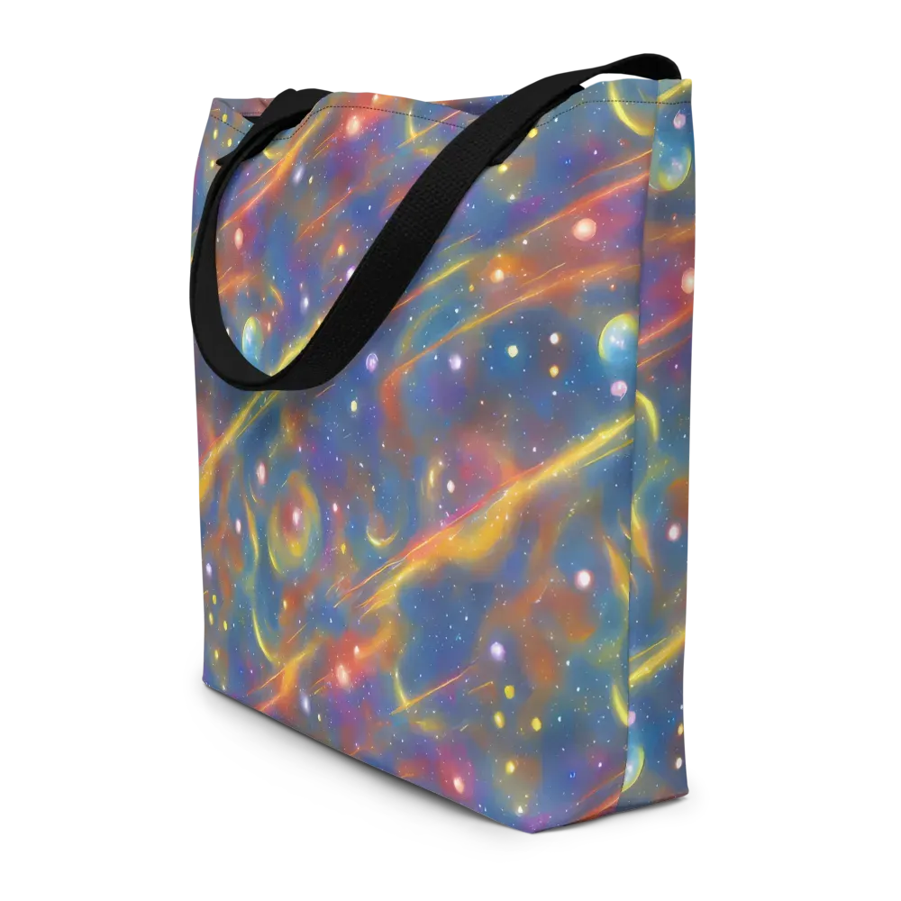 Astral Aurora on Large Tote Bag W/ Pocket — Front