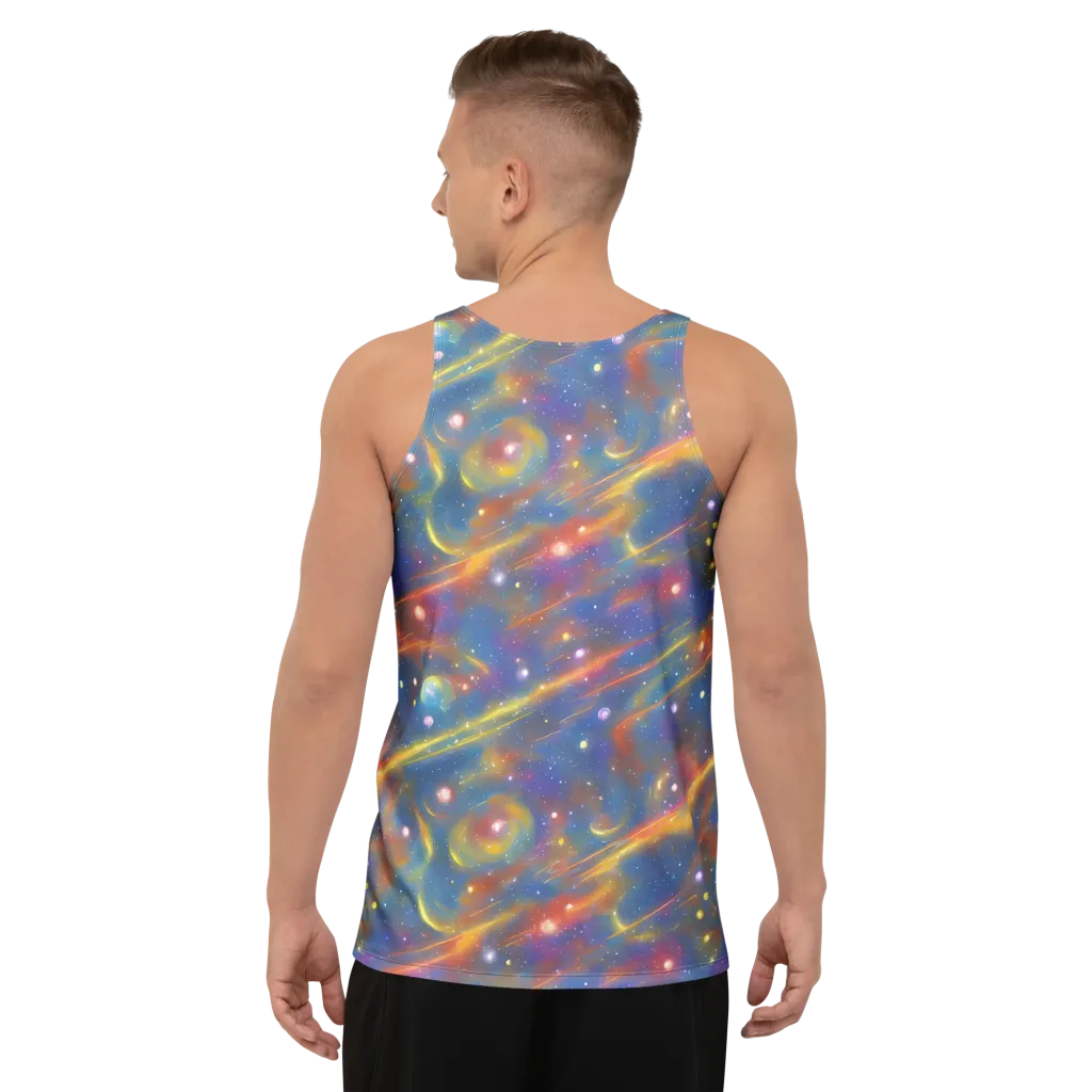 Astral Aurora on Men's Tank Top — Back