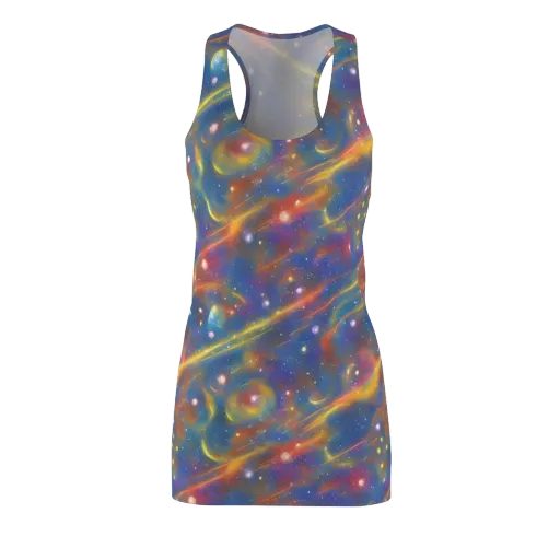 Astral Aurora on a Racerback Dress