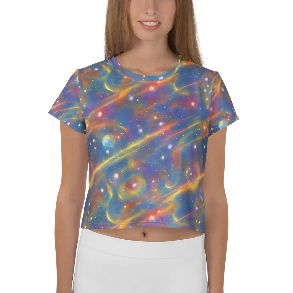 Astral Aurora on Crop Tee — Front