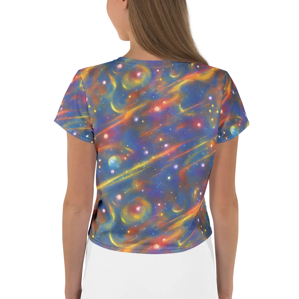 Astral Aurora on Crop Tee — Back