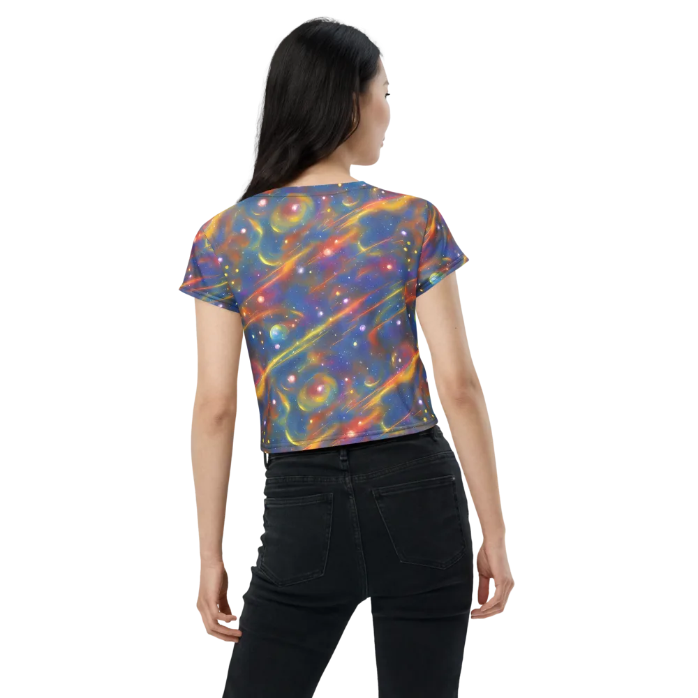 Astral Aurora on Crop Tee — Back