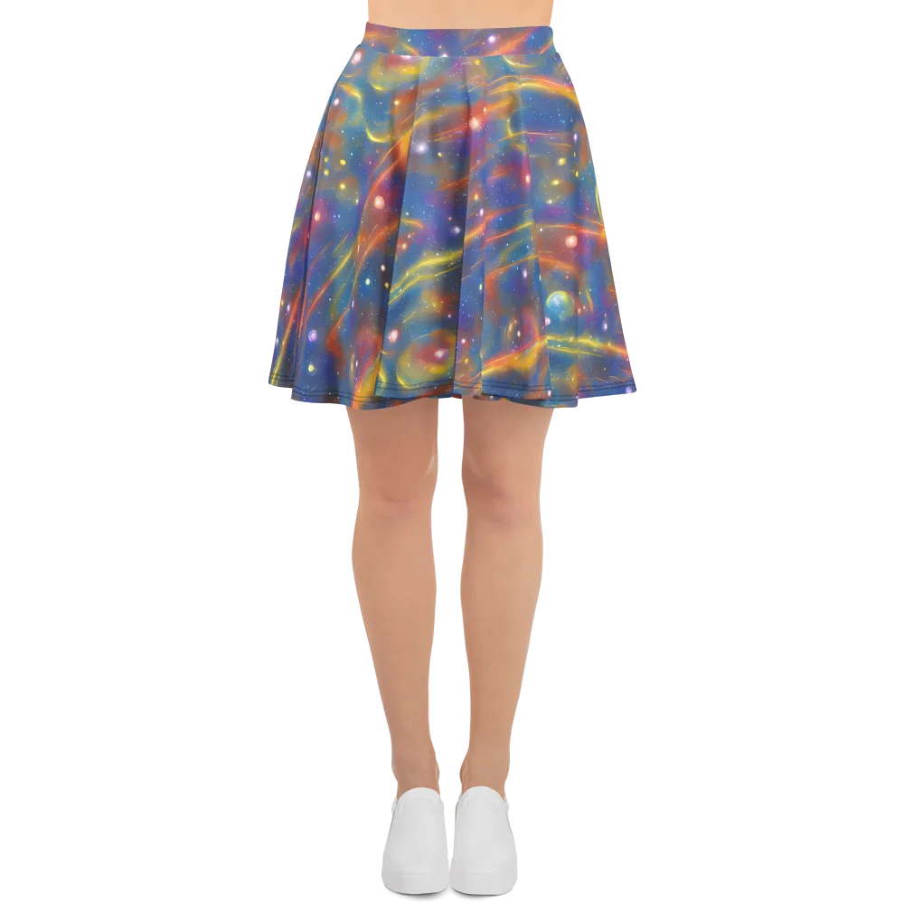 Astral Aurora on Skater Skirt — Front