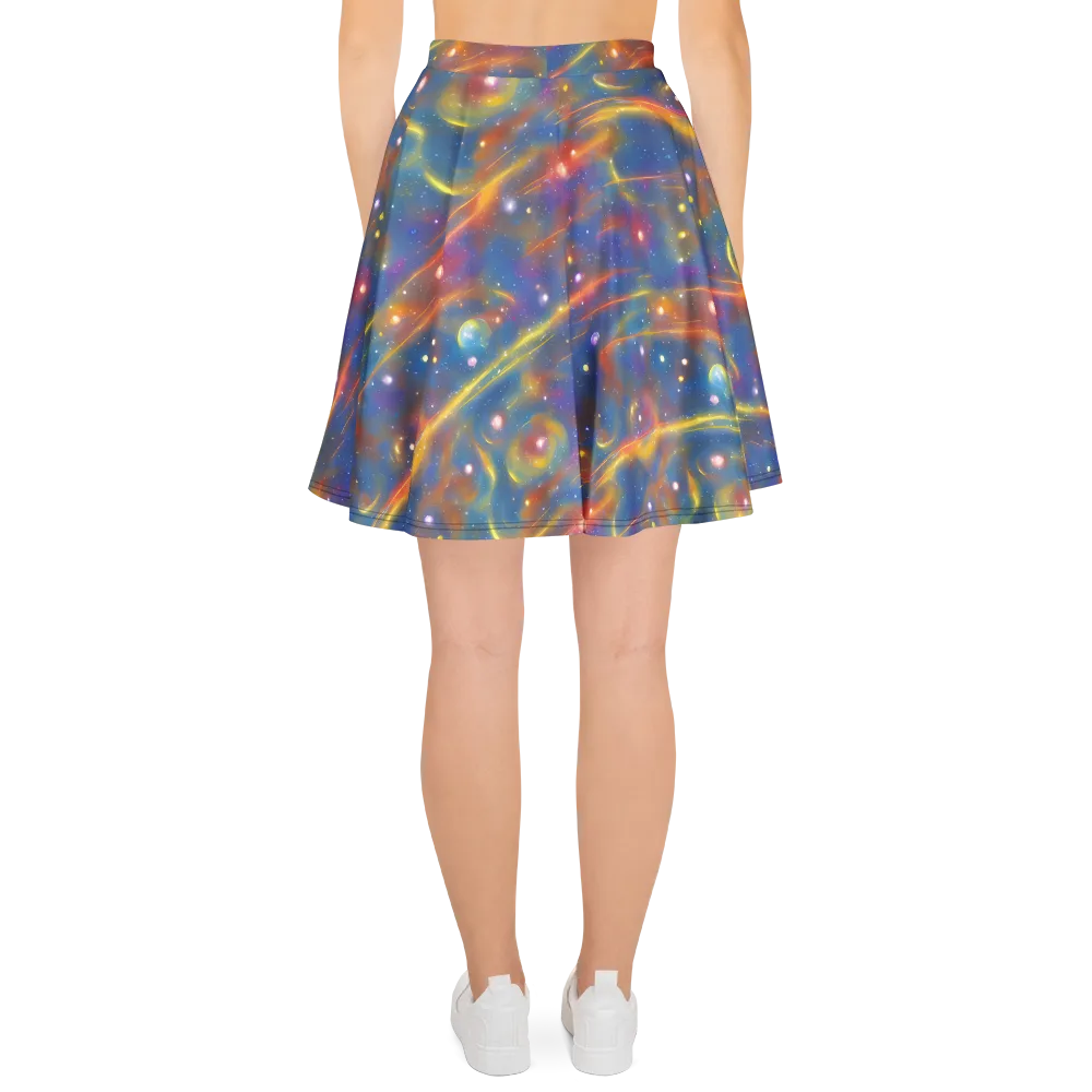 Astral Aurora on Skater Skirt — Back