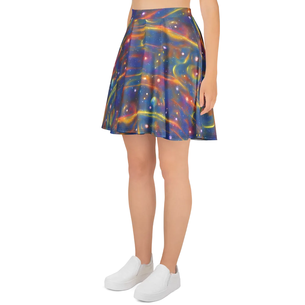 Astral Aurora on Skater Skirt — Left