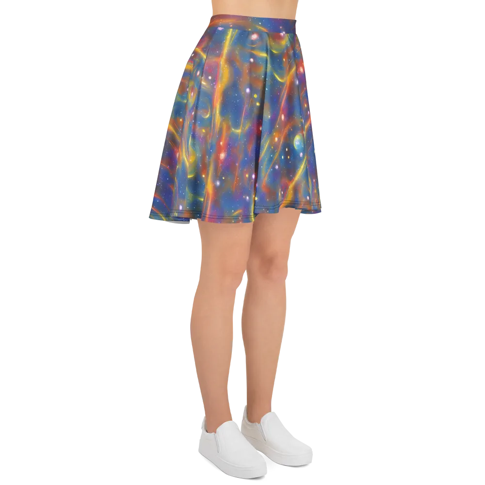 Astral Aurora on Skater Skirt — Right