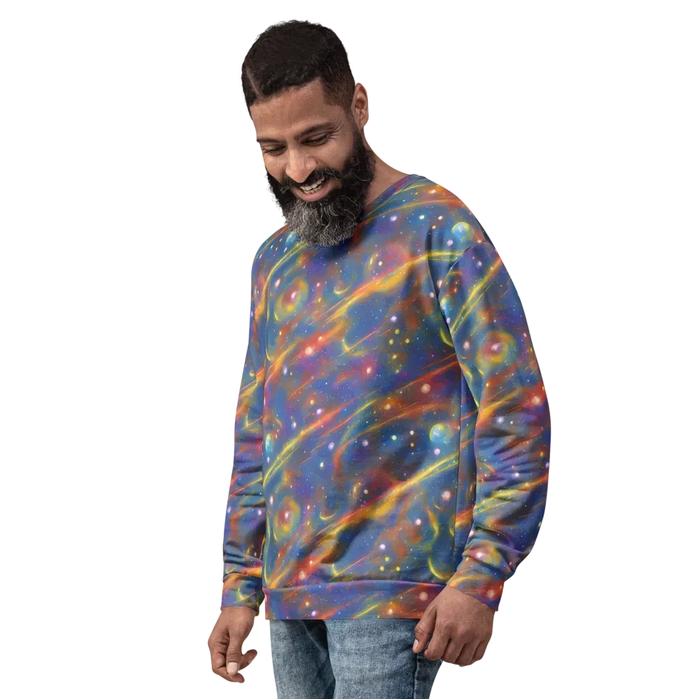 Astral Aurora on Sweatshirt — Left Front