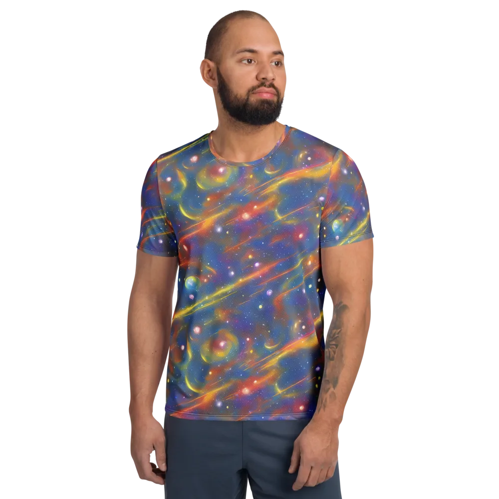 Astral Aurora on Men's Athletic T-Shirt — Front
