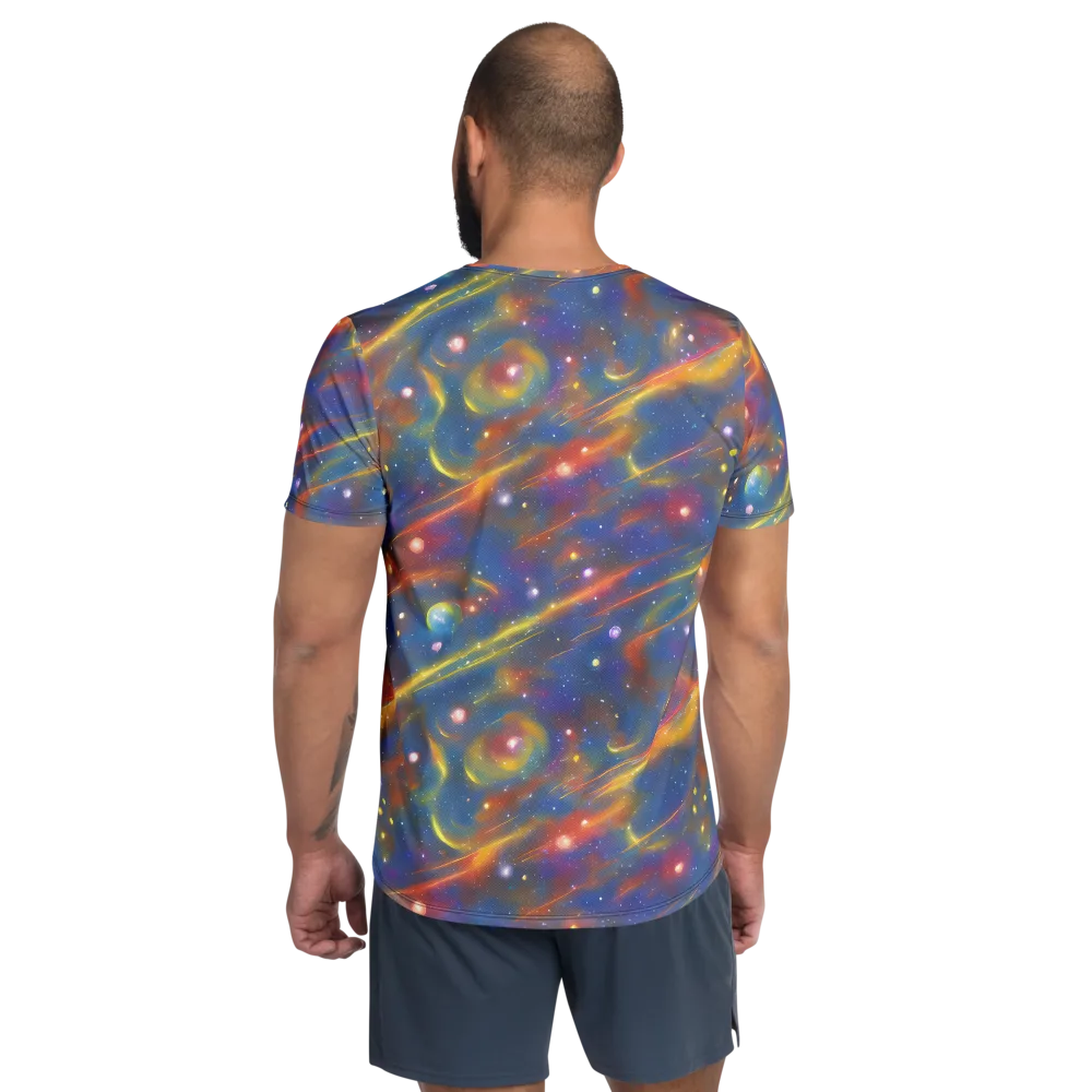 Astral Aurora on Men's Athletic T-Shirt — Back