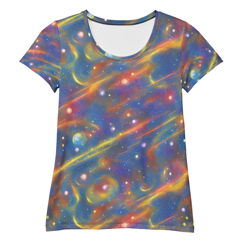 Astral Aurora on Women's Athletic T-Shirt — Front