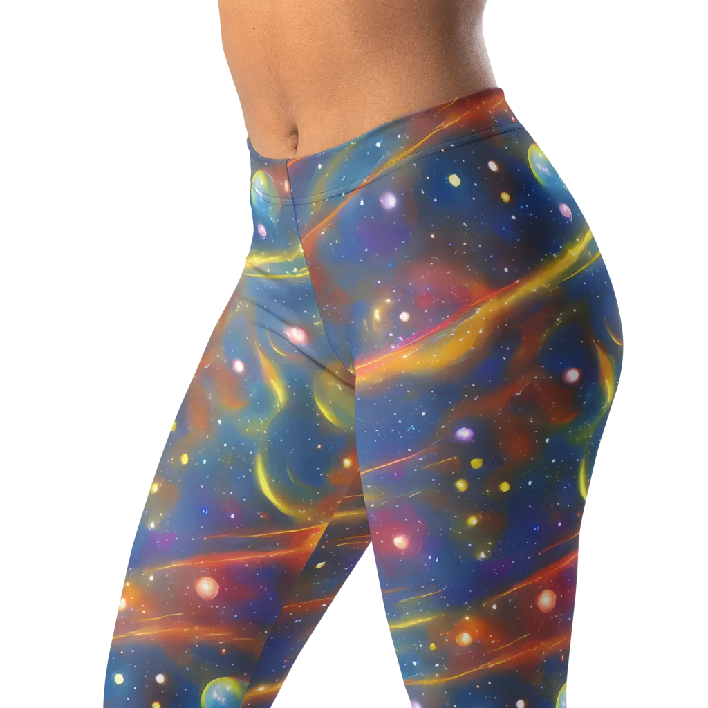 Astral Aurora on Leggings — Left Front