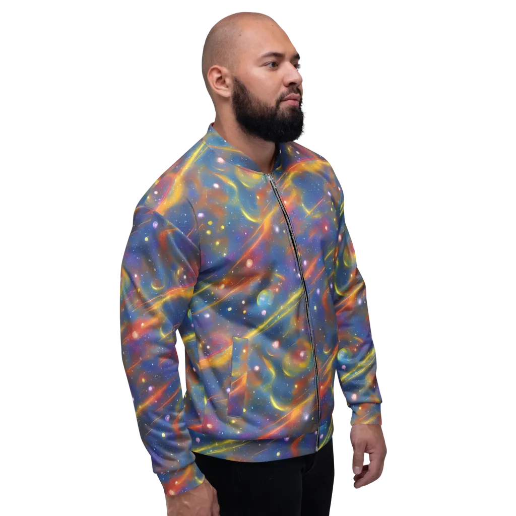 Astral Aurora on Bomber Jacket — Right