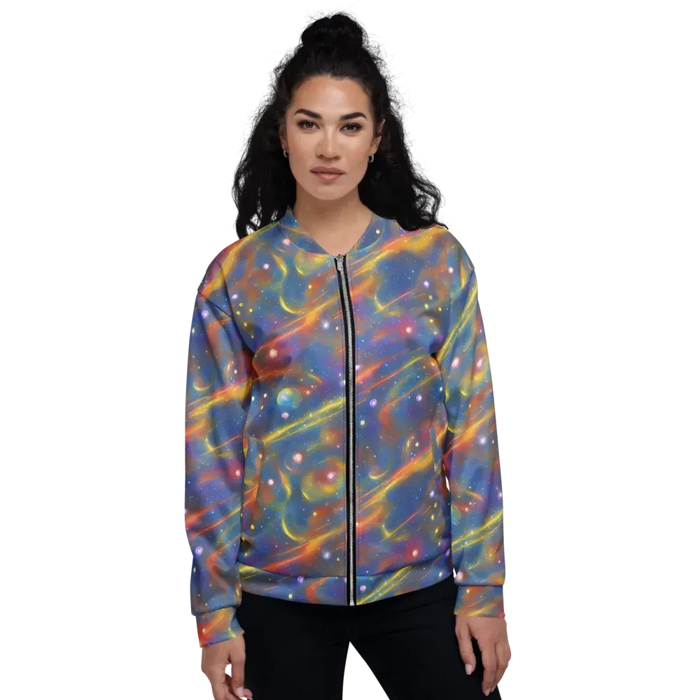 Astral Aurora on Bomber Jacket — Front