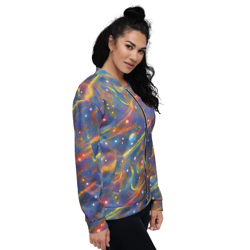 Astral Aurora on Bomber Jacket — Right