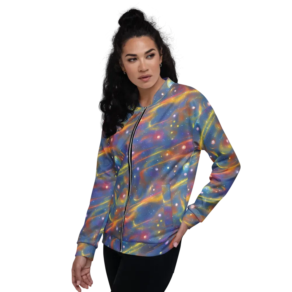 Astral Aurora on Bomber Jacket — Left