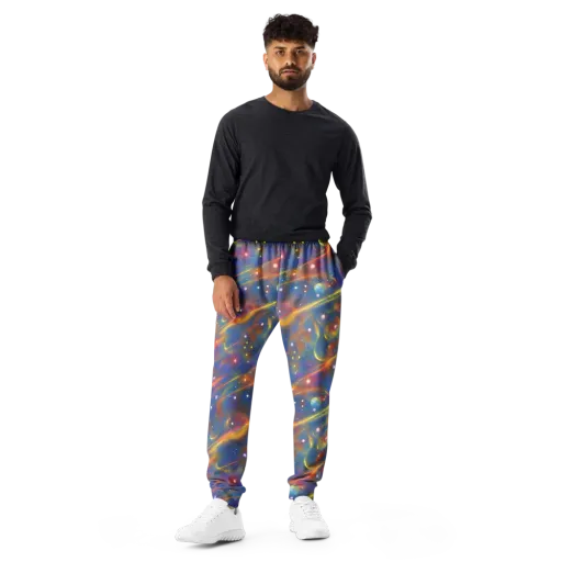Astral Aurora on a Men's Joggers