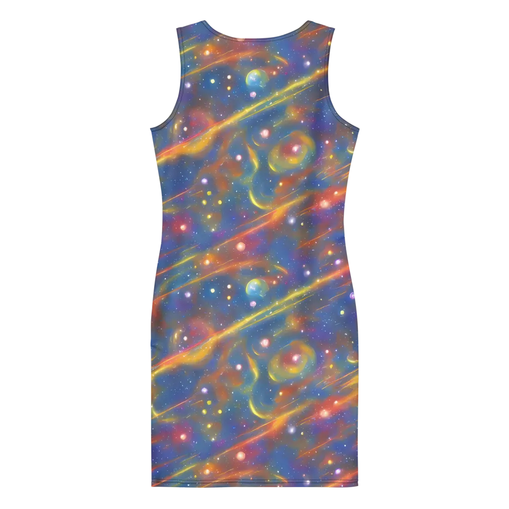 Astral Aurora on Bodycon Dress — Back