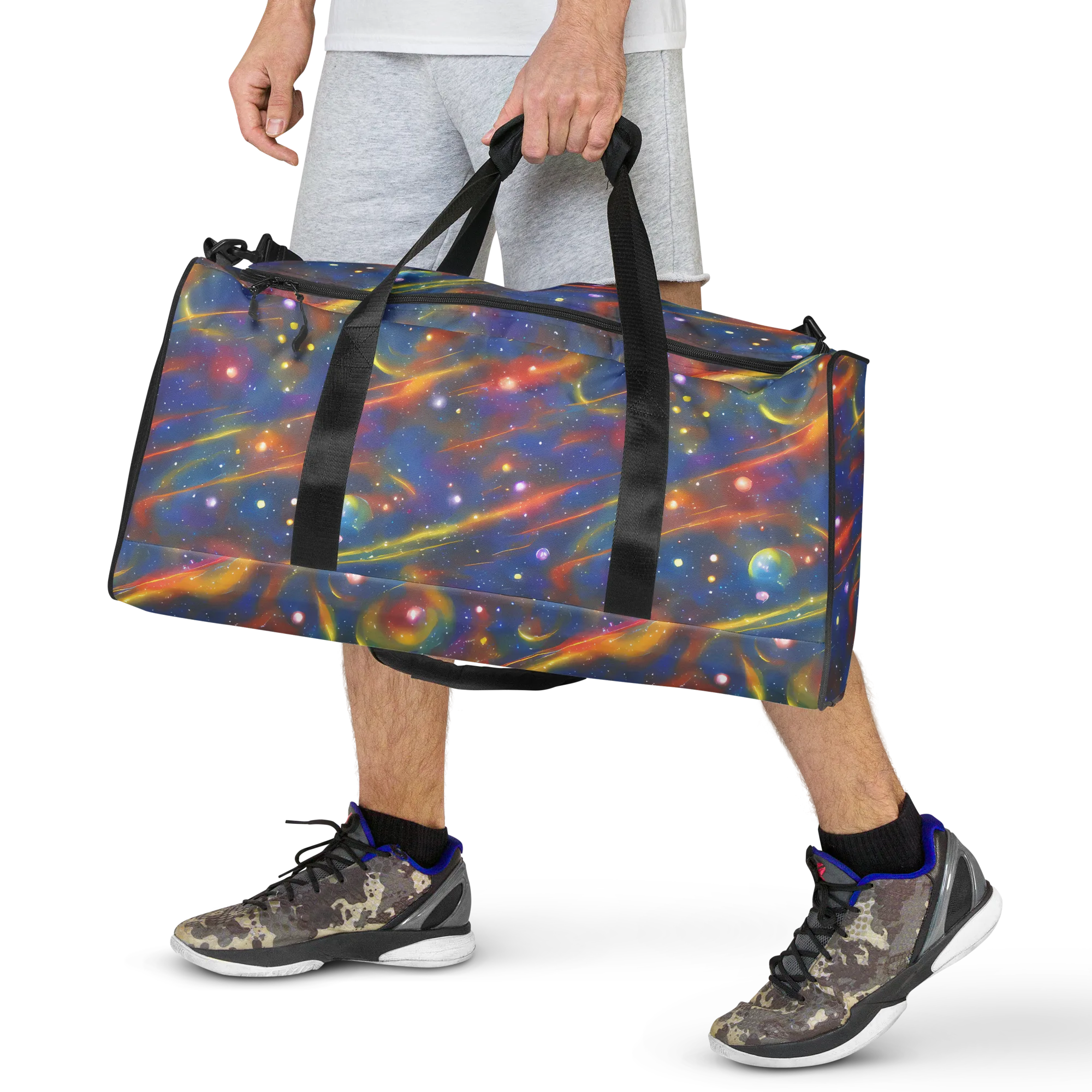 Astral Aurora on Duffle Bag — Front