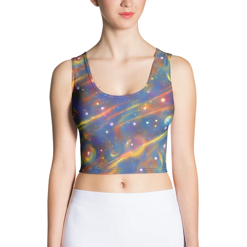 Astral Aurora on Crop Top — Front