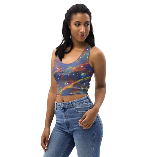 Astral Aurora on a Crop Top